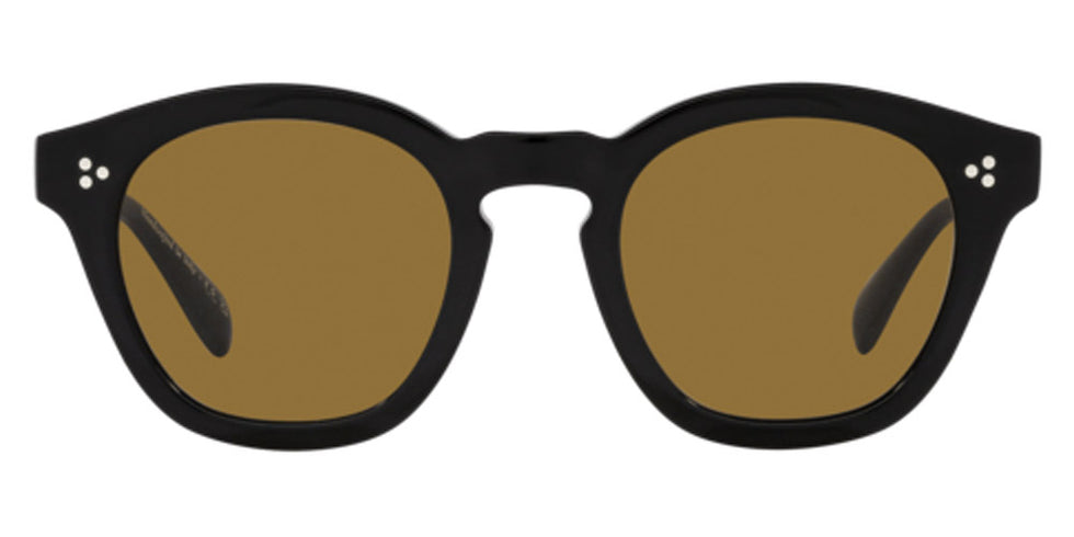 Oliver Peoples® Boudreau L.A OV5382SU 100573 48 - Black/Cognac Sunglasses
