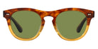 Oliver Peoples® Rorke OV5509SU 175452 49 - Dark Amber Gradient / Green C Sunglasses