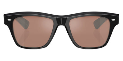 Oliver Peoples® Oliver Sixties Sun OV5522SU 1492W4 52 - Black / Persimmon Mirror Sunglasses