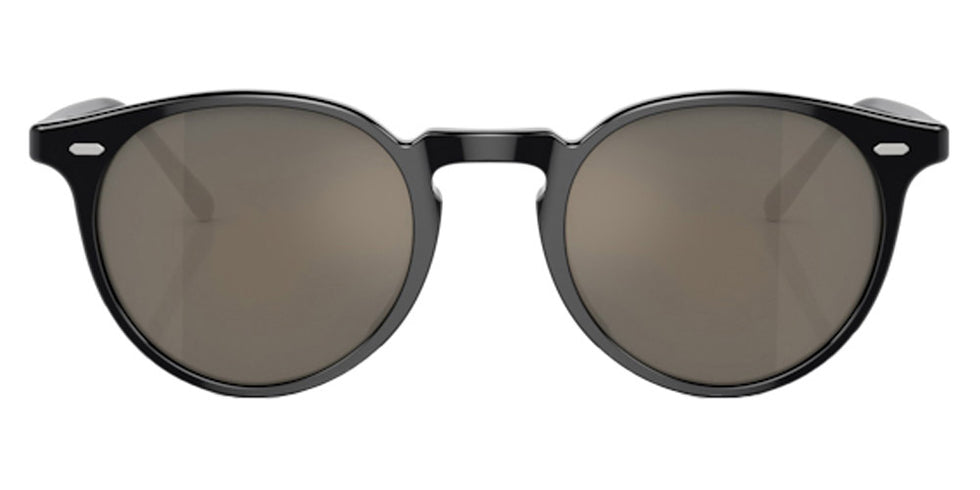 Oliver Peoples® N.02 Sun OV5529SU 177239 48 - Kuri Brown/Dark Brown / Gray Goldtone Mirrored Sunglasses