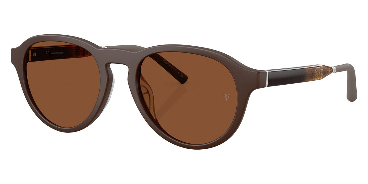 Oliver Peoples® R-8 OP 0OV5557SU 700553 51 - Semi-Matte Umber / Clay Sunglasses