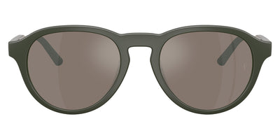 Oliver Peoples® R-8 OP 0OV5557SU 70067I 51 - Semi-Matte Green Smoke / Sierra Flash Mirror Sunglasses
