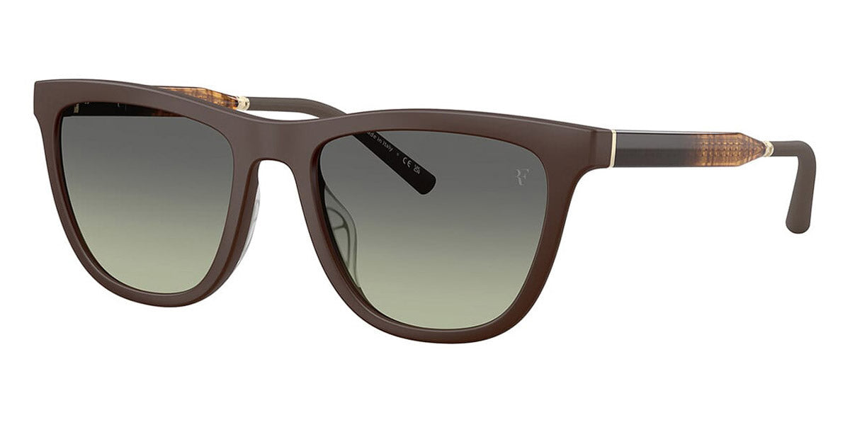 Oliver Peoples® R-9 OP 0OV5558SU 70052A 52 - Semi-Matte Umber / Forest Gradient Sunglasses
