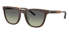 Oliver Peoples® R-9 OP 0OV5558SU 70052A 52 - Semi-Matte Umber / Forest Gradient Sunglasses