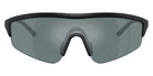 Oliver Peoples® R-7 OP 0OV5560S 70016G 36 - Semi-Matte Black / Grey Flash Mirror Sunglasses