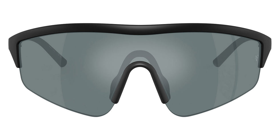 Oliver Peoples® R-7 OP 0OV5560S 70016G 36 - Semi-Matte Black / Grey Flash Mirror Sunglasses