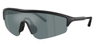 Oliver Peoples® R-7 OP 0OV5560S 70016G 36 - Semi-Matte Black / Grey Flash Mirror Sunglasses