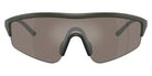 Oliver Peoples® R-7 OP 0OV5560S 70067I 36 - Semi-Matte Green Smoke / Sierra Flash Mirror Sunglasses