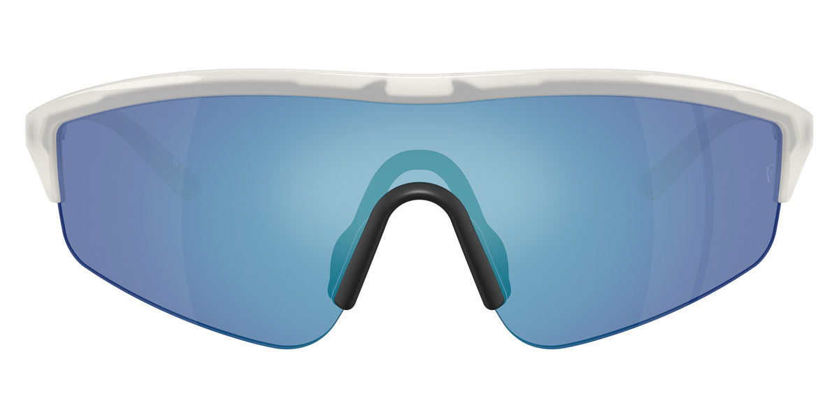 Oliver Peoples® R-7 OP 0OV5560S 700755 36 - Warm White / Marine Flash Mirror Sunglasses