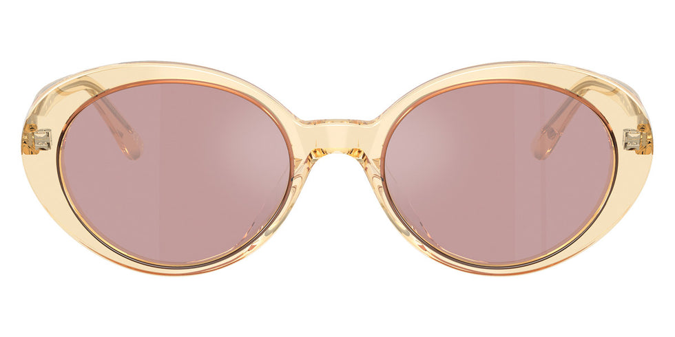 Oliver Peoples® Lumar OP 0OV5565SU 1792AK 51 - Becr / Pink Satin Mirror Polar Sunglasses