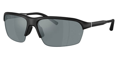 Oliver Peoples® R-6 OP 0OV5572S 70016G 65 - Semi-Matte Black / Grey Polar Flash Mirror Sunglasses