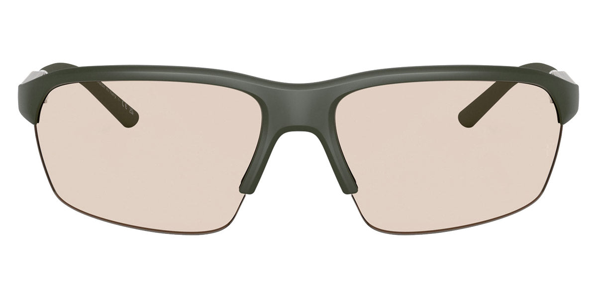 Oliver Peoples® R-6 OP 0OV5572S 7006M4 65 - Semi-Matte Green Smoke / Sable Photochromic Sunglasses