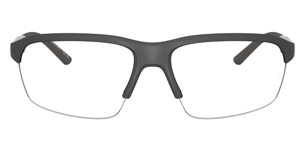 Oliver Peoples® R-6 OP 0OV5572S 7008SB 65 - Semi-Matte Anthracite / Clear Blue Light Filter Sunglasses