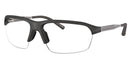 Oliver Peoples® R-6 OP 0OV5572S 7008SB 65 - Semi-Matte Anthracite / Clear Blue Light Filter Sunglasses