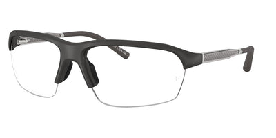 Oliver Peoples® R-6 OP 0OV5572S 7008SB 65 - Semi-Matte Anthracite / Clear Blue Light Filter Sunglasses