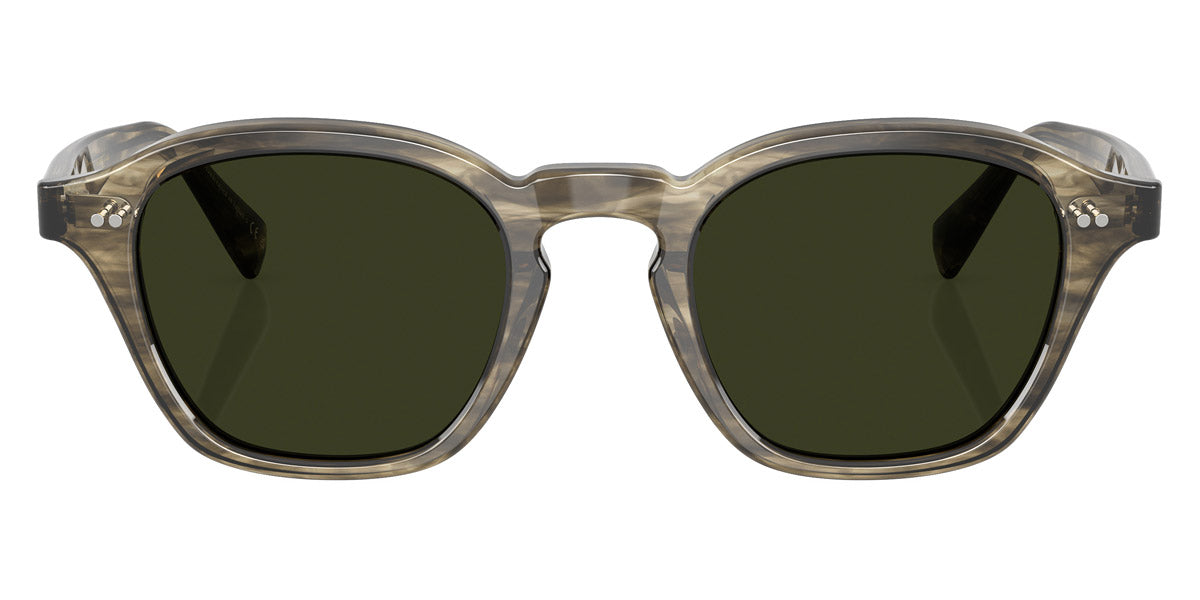 Oliver Peoples® Eyles OV5580SU 1735P1 48 - Soft Olive Bark / G-15 Polar Sunglasses