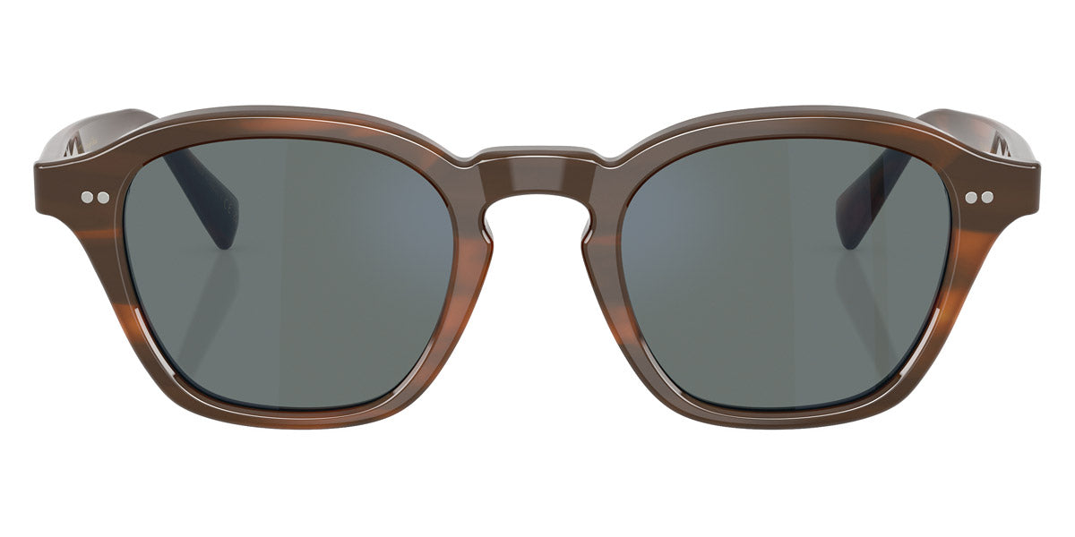 Oliver Peoples® Eyles OV5580SU 1753W5 48 - Sycamore / Regal Blue Sunglasses