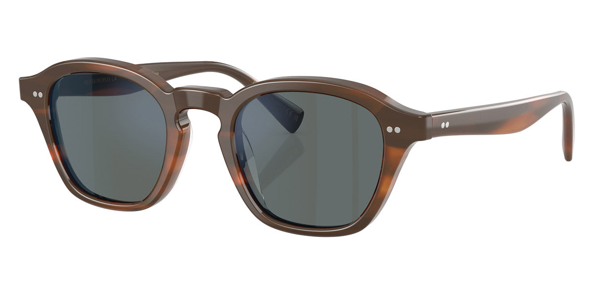 Oliver Peoples® Eyles OV5580SU 1753W5 48 - Sycamore / Regal Blue Sunglasses