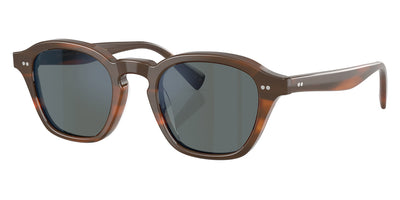 Oliver Peoples® Eyles OV5580SU 1753W5 48 - Sycamore / Regal Blue Sunglasses
