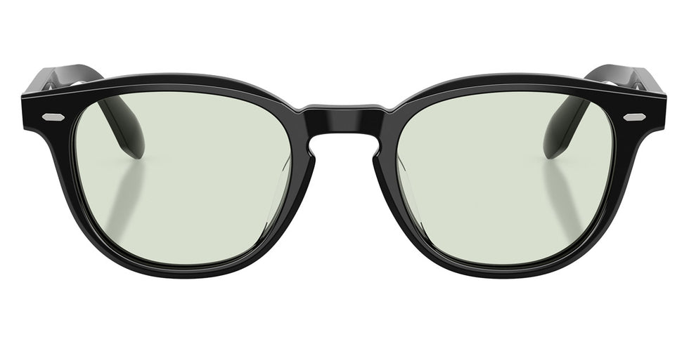 Oliver Peoples® N.09 OV5586SU 173121 46 - Black / Green Transition Photochromic Sunglasses