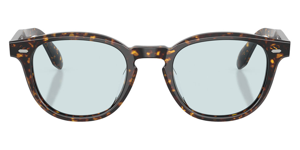 Oliver Peoples® N.09 OV5586SU 1741GH 46 - Atago Tortoise / Sky Blue Transition Photochromic Sunglasses