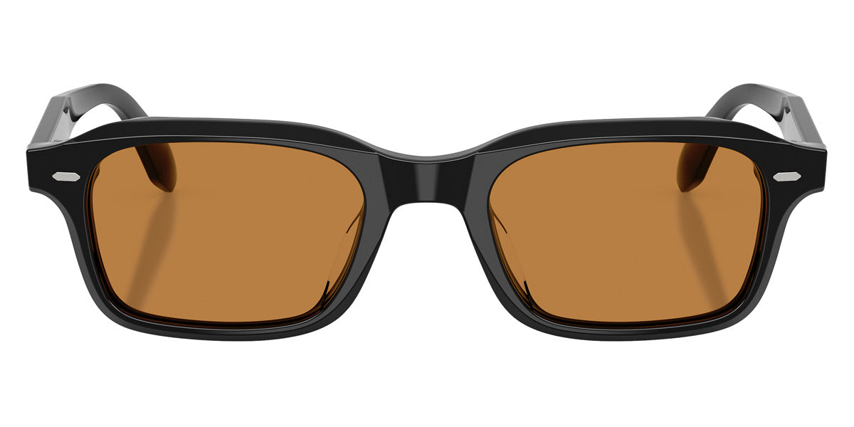 Oliver Peoples® N.08 OV5588SU 173153 49 - Black / Cognac Sunglasses