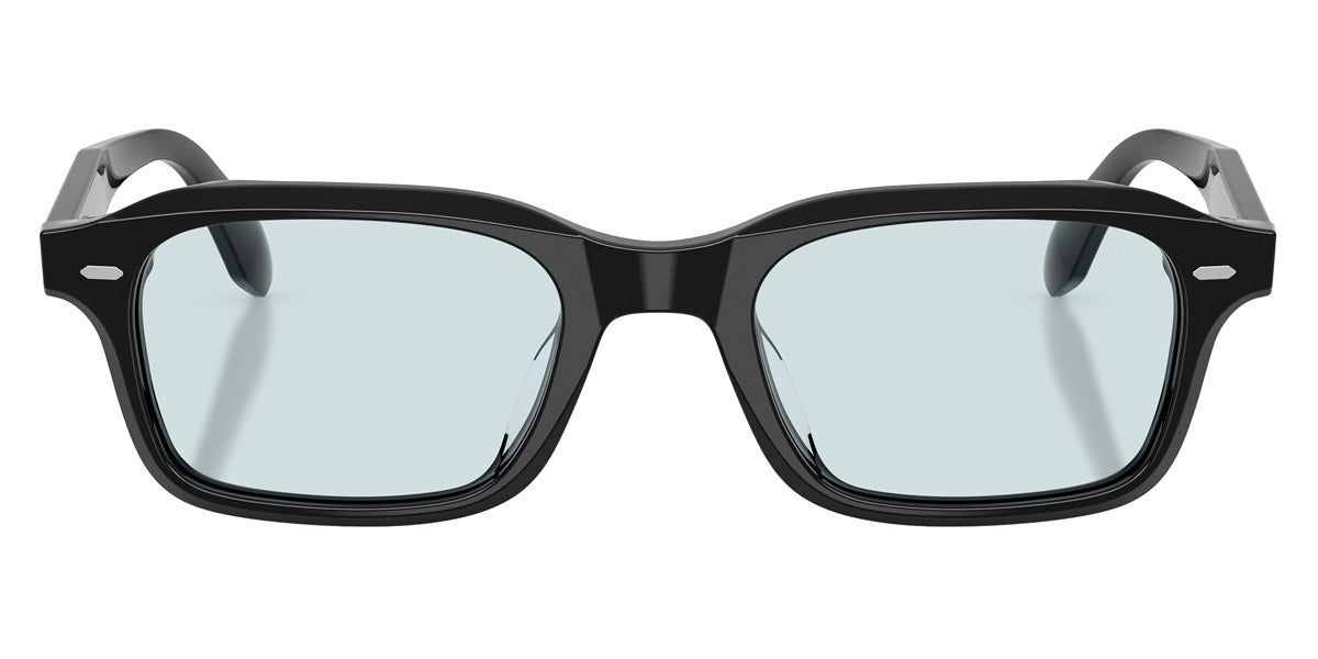 Oliver Peoples® N.08 OV5588SU 1731GH 49 - Black / Sky Blue Transition Photochromic Sunglasses