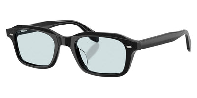 Oliver Peoples® N.08 OV5588SU 1731GH 49 - Black / Sky Blue Transition Photochromic Sunglasses