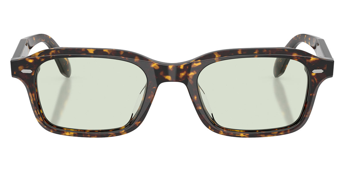 Oliver Peoples® N.08 OV5588SU 174121 49 - Atago Tortoise / Green Transition Photochromic Sunglasses
