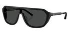 Oliver Peoples® R-12 OV5591SU 700187 127 - Semi-Matte Black / Dark Slate Sunglasses