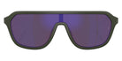 Oliver Peoples® R-12 OV5591SU 70064V 127 - Semi-Matte Green Smoke / Royal Purple Mirror Sunglasses