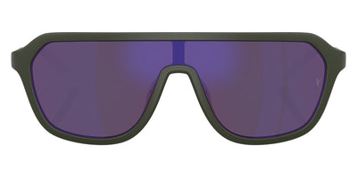 Oliver Peoples® R-12 OV5591SU 70064V 127 - Semi-Matte Green Smoke / Royal Purple Mirror Sunglasses