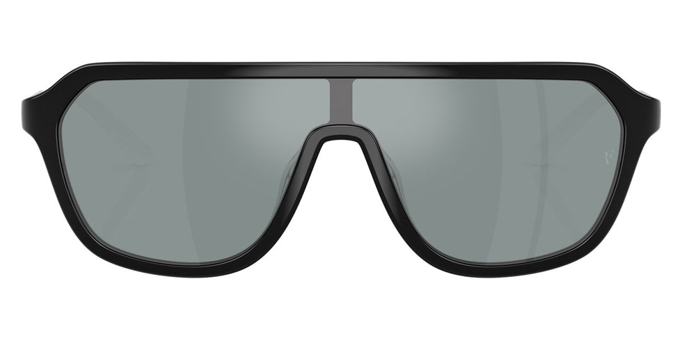 Oliver Peoples® R-12 OV5591SU 70096G 127 - Black / Grey Flash Mirror Sunglasses
