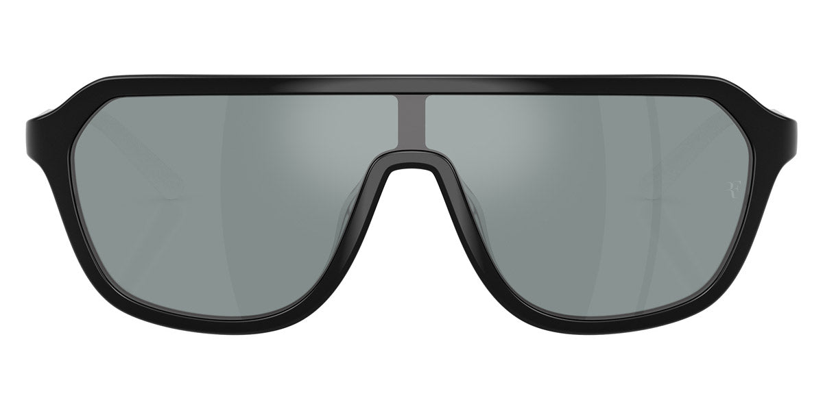 Oliver Peoples® R-12 OV5591SU 70096G 127 - Black / Grey Flash Mirror Sunglasses