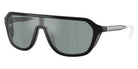 Oliver Peoples® R-12 OV5591SU 70096G 127 - Black / Grey Flash Mirror Sunglasses