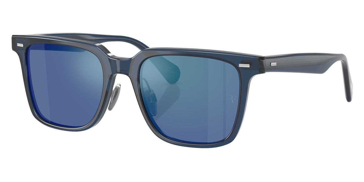 Oliver Peoples® Mr. Federer II OV5592S 178755 50 - Ash Blue / Marine Flash Mirror Sunglasses