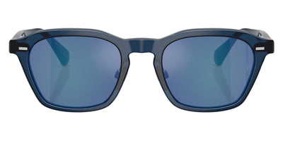 Oliver Peoples® R-11 OV5593S 178755 52 - Ash Blue / Marine Flash Mirror Sunglasses