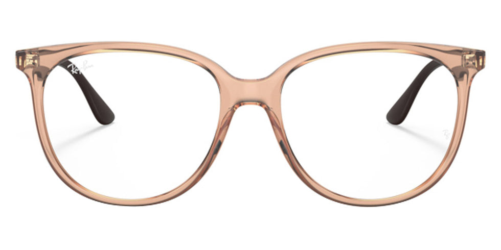 Ray-Ban® RX4378V RX4378V 8172 52 - Transparent Brown Eyeglasses