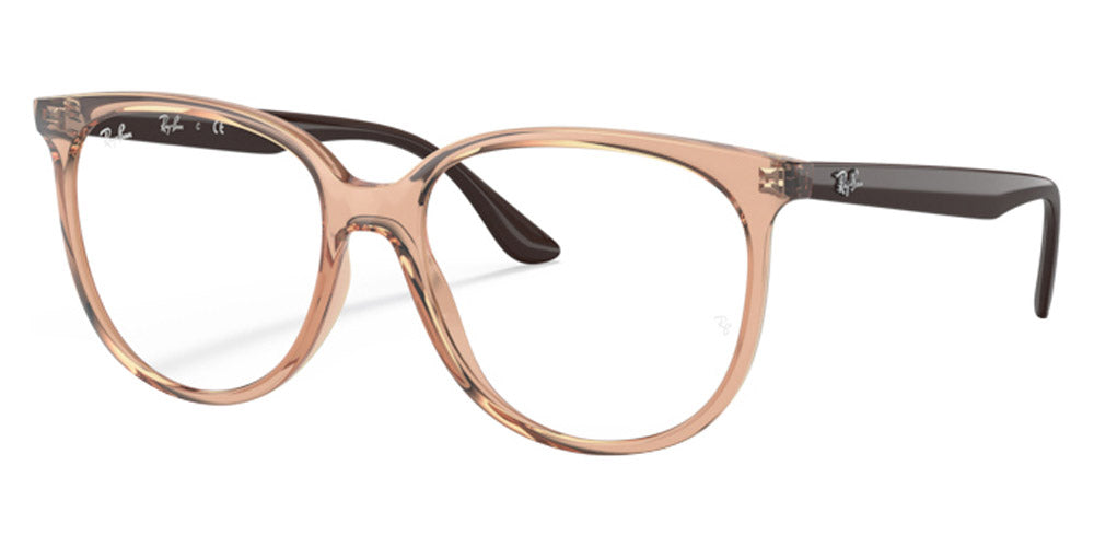Ray-Ban® RX4378V RX4378V 8172 54 - Transparent Brown Eyeglasses