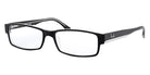 Ray-Ban® RX5114 RX5114 2034 54 - Black On Transparent Eyeglasses