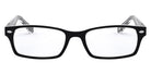 Ray-Ban® RX5206 RX5206 2034 52 - Black On Transparent Eyeglasses