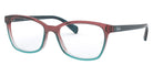 Ray-Ban® RX5362 RX5362 5834 54 - Burgundy White & Blue Eyeglasses
