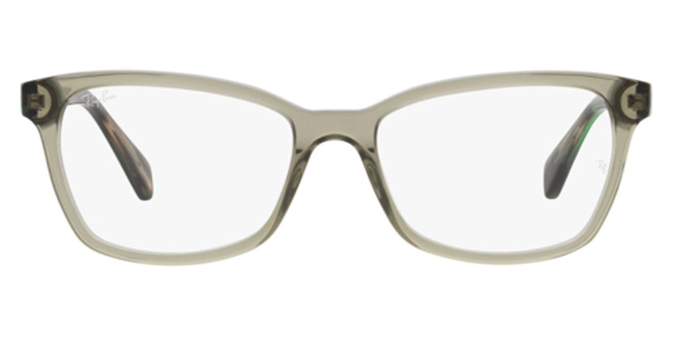 Ray-Ban® RX5362 RX5362 8178 52 - Transparent Green Eyeglasses
