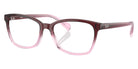 Ray-Ban® RX5362 RX5362 8311 54 - Red & Pink Eyeglasses