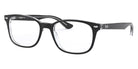 Ray-Ban® RX5375 RX5375 2034 51 - Black On Transparent Eyeglasses