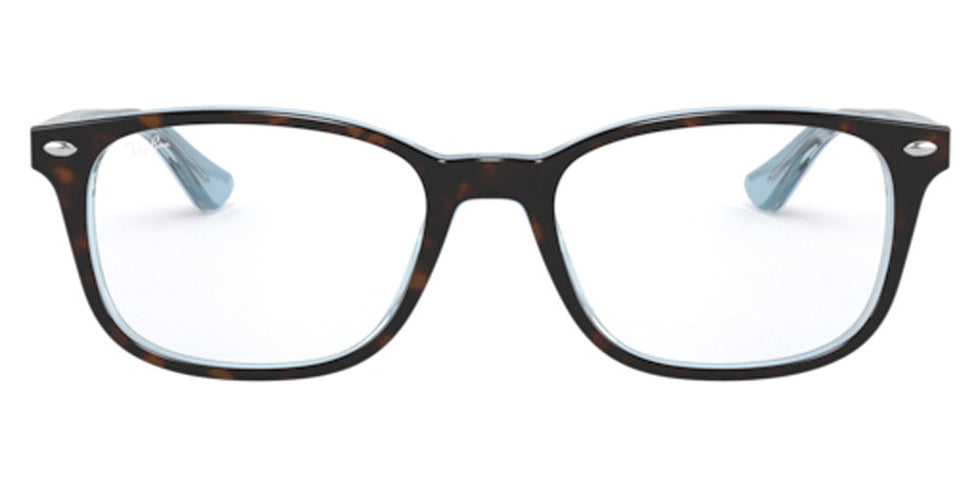 Ray-Ban® RX5375 RX5375 5883 51 - Havana On Light Blue Eyeglasses