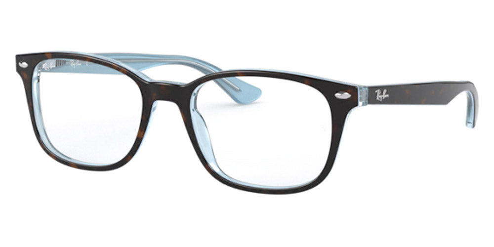 Ray-Ban® RX5375 RX5375 5883 53 - Havana On Light Blue Eyeglasses