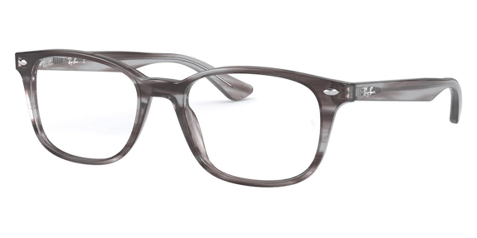Ray-Ban® RX5375 RX5375 2034 56 - Black On Transparent Eyeglasses