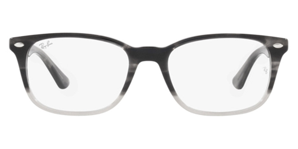 Ray-Ban® RX5375 RX5375 8055 51 - Striped Gray Eyeglasses