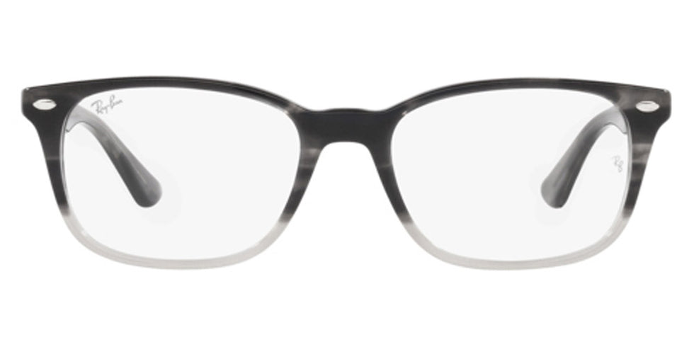 Ray-Ban® RX5375 RX5375 8055 51 - Striped Gray Eyeglasses
